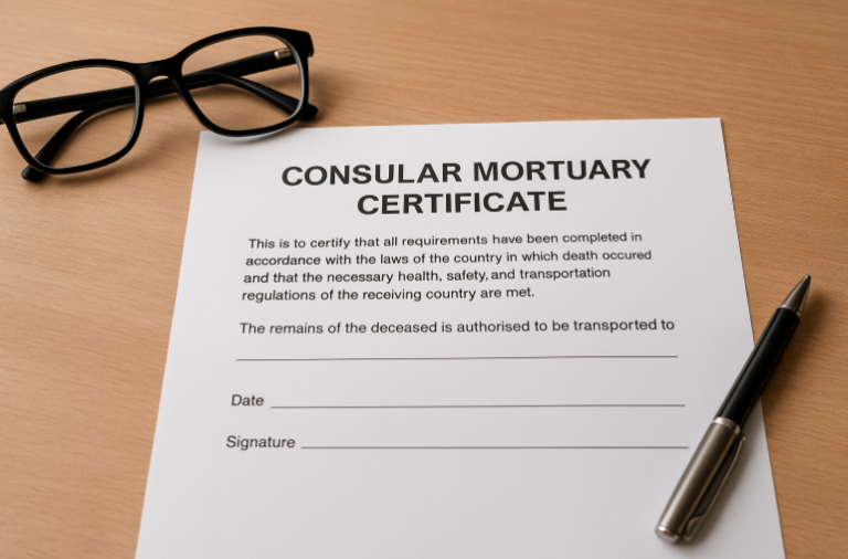 What Is a Consular Mortuary Certificate and Why You Need It