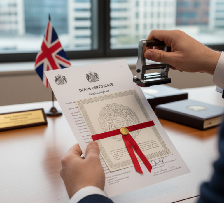 How to Get a Death Certificate Apostilled in the UK for Repatriation