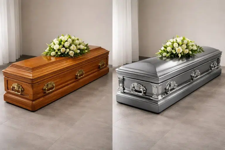 Wood vs Metal Coffins