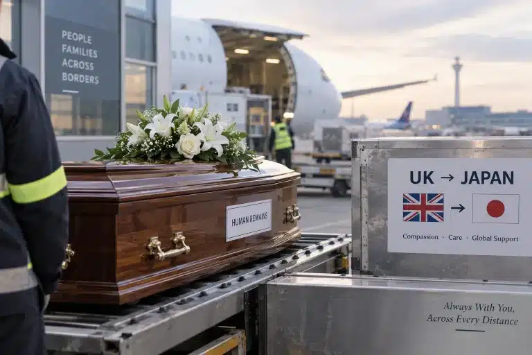 Sending Human Remains from the UK to Japan
